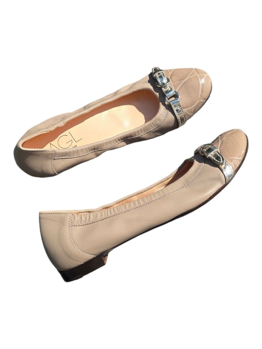 AGL Monika Cap Toe Ballet Flat